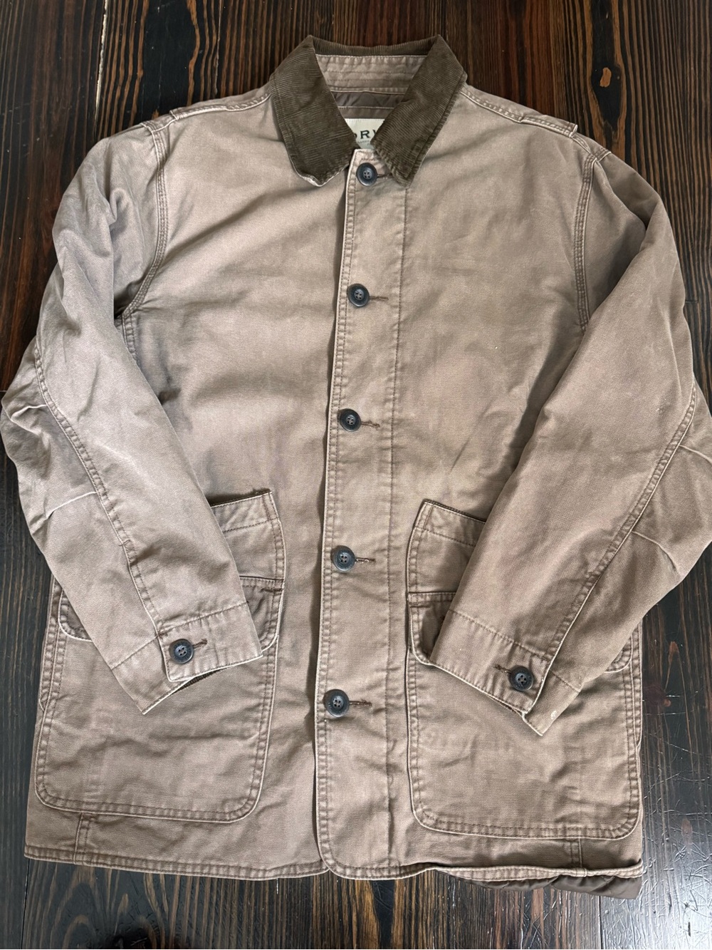 Lot of 2 Mens Canvas Work Jackets Carhartt and Orvis Size Medium - Picture 3 of 9